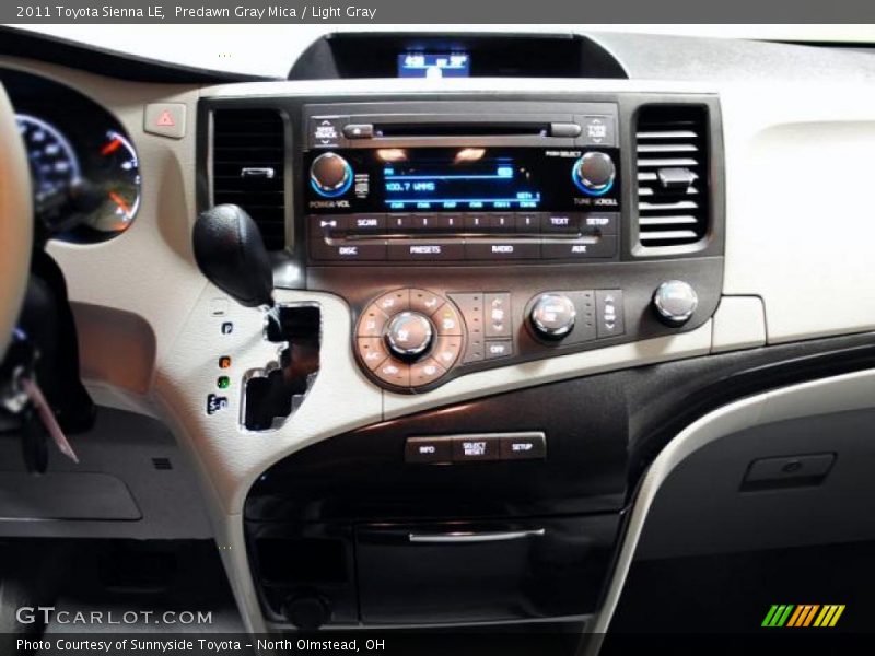 Predawn Gray Mica / Light Gray 2011 Toyota Sienna LE
