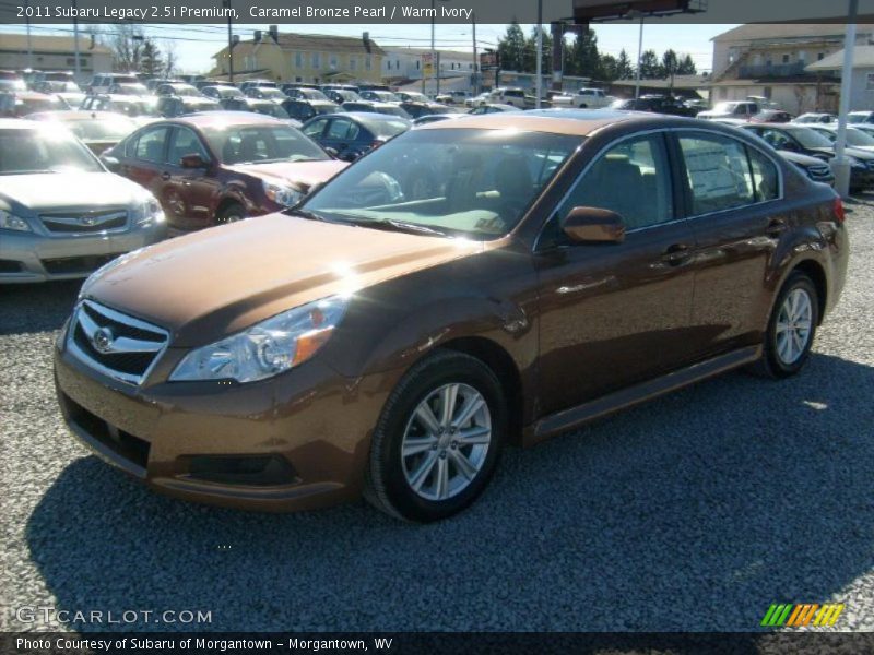 Caramel Bronze Pearl / Warm Ivory 2011 Subaru Legacy 2.5i Premium
