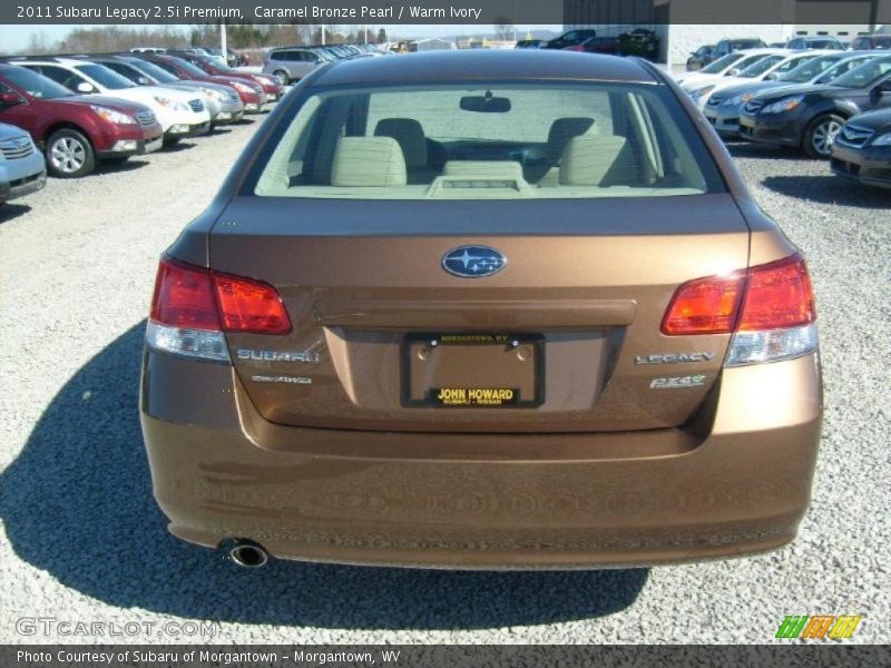 Caramel Bronze Pearl / Warm Ivory 2011 Subaru Legacy 2.5i Premium