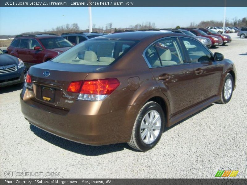 Caramel Bronze Pearl / Warm Ivory 2011 Subaru Legacy 2.5i Premium