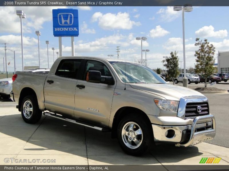 Desert Sand Mica / Graphite Gray 2008 Toyota Tundra SR5 CrewMax