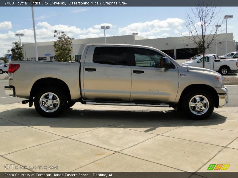 Desert Sand Mica / Graphite Gray 2008 Toyota Tundra SR5 CrewMax