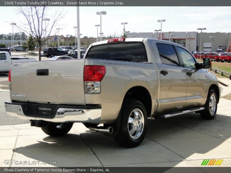 Desert Sand Mica / Graphite Gray 2008 Toyota Tundra SR5 CrewMax