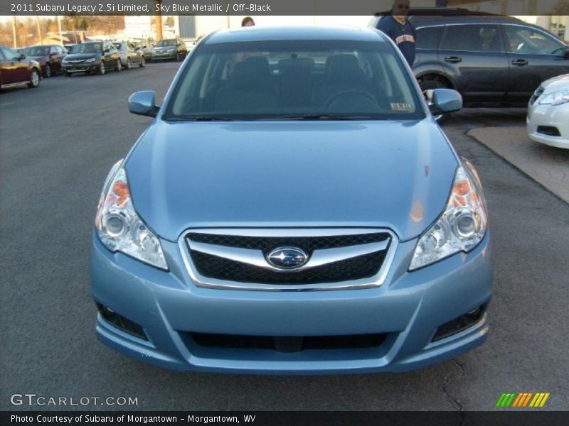 Sky Blue Metallic / Off-Black 2011 Subaru Legacy 2.5i Limited