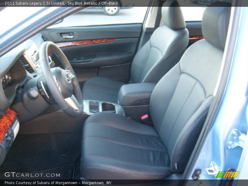  2011 Legacy 2.5i Limited Off-Black Interior