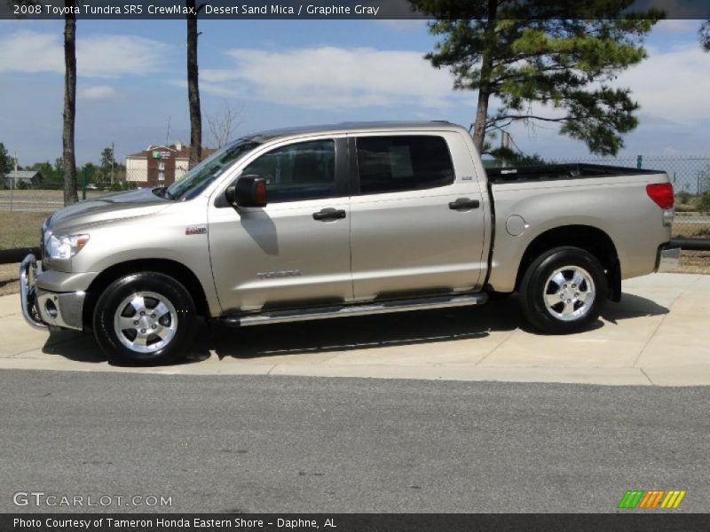 Desert Sand Mica / Graphite Gray 2008 Toyota Tundra SR5 CrewMax