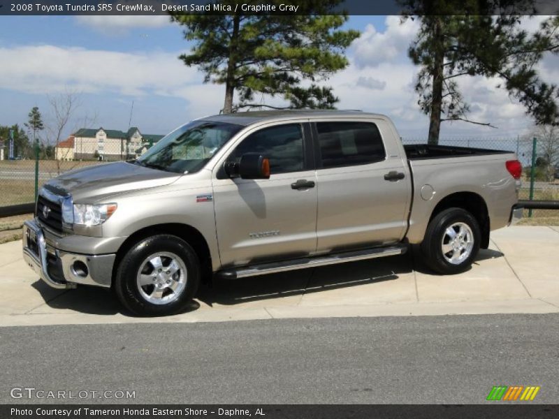 Desert Sand Mica / Graphite Gray 2008 Toyota Tundra SR5 CrewMax