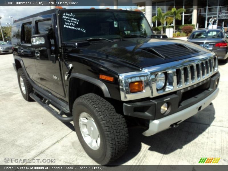 Black / Ebony Black 2008 Hummer H2 SUV