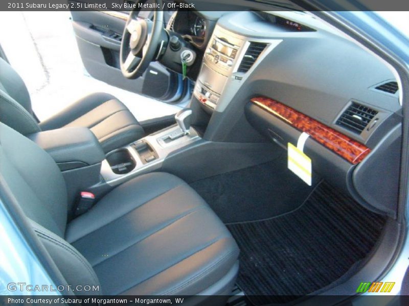  2011 Legacy 2.5i Limited Off-Black Interior