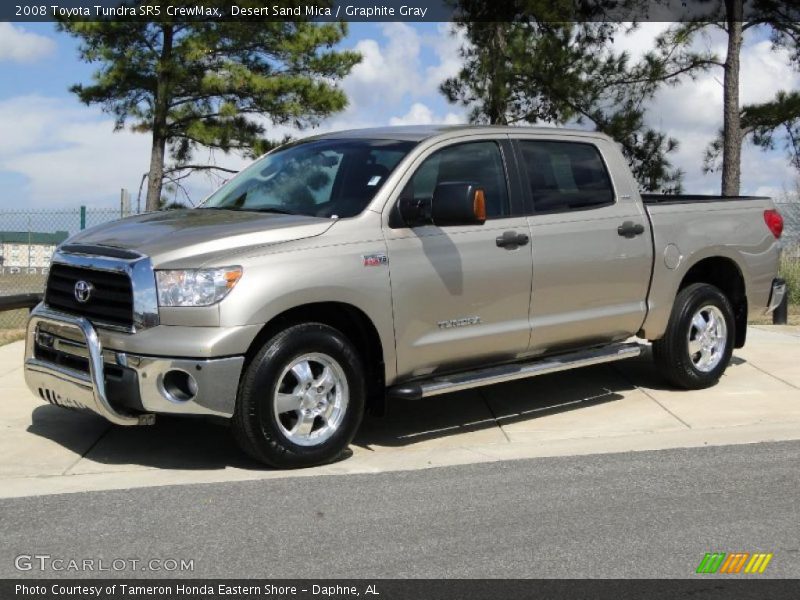 Desert Sand Mica / Graphite Gray 2008 Toyota Tundra SR5 CrewMax