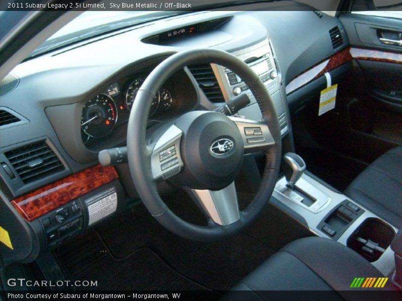  2011 Legacy 2.5i Limited Off-Black Interior