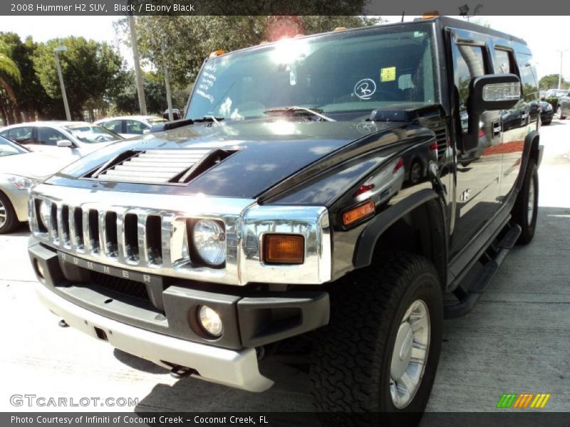 Black / Ebony Black 2008 Hummer H2 SUV