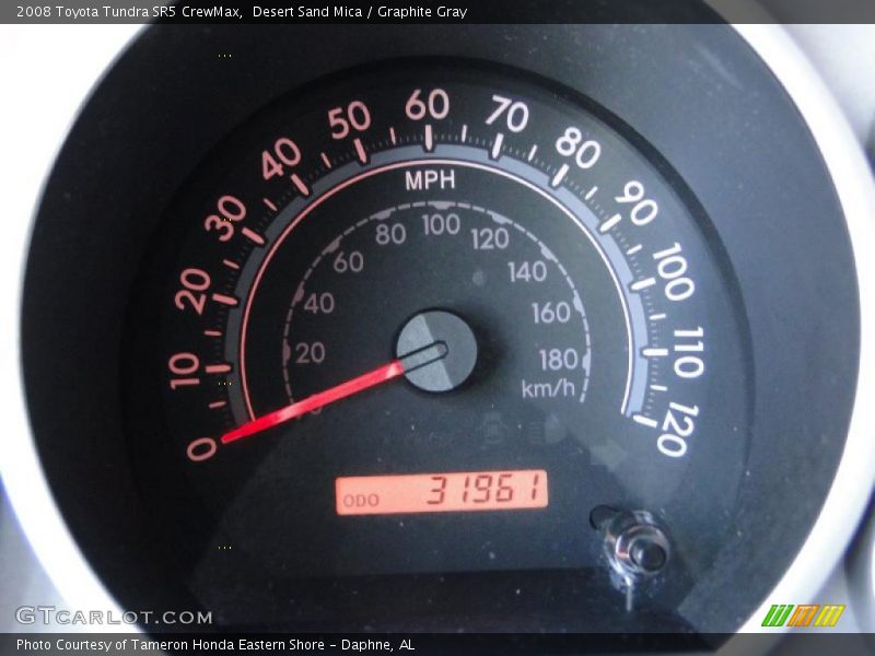 Desert Sand Mica / Graphite Gray 2008 Toyota Tundra SR5 CrewMax