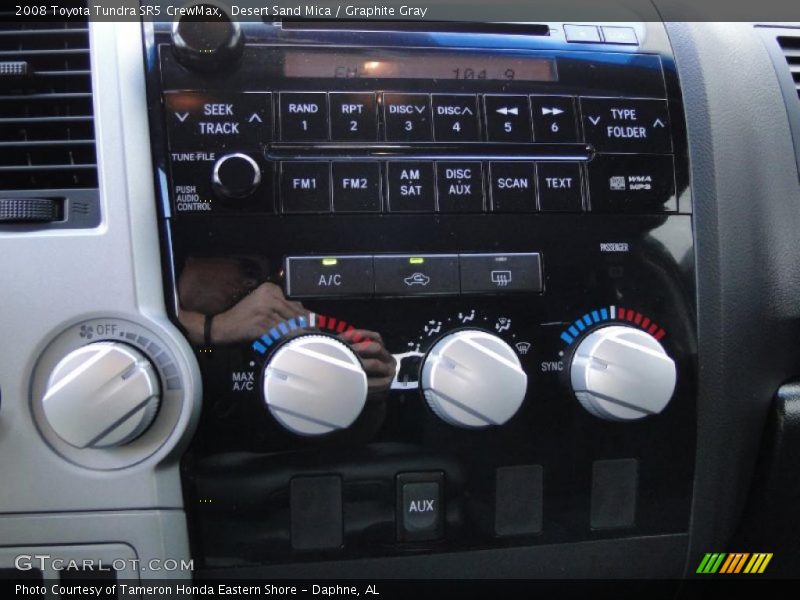 Desert Sand Mica / Graphite Gray 2008 Toyota Tundra SR5 CrewMax