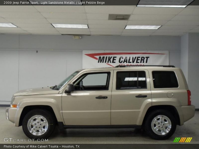 Light Sandstone Metallic / Light Pebble Beige 2009 Jeep Patriot Sport
