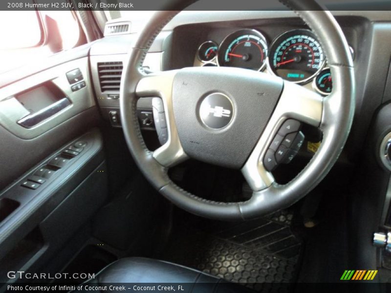 Black / Ebony Black 2008 Hummer H2 SUV