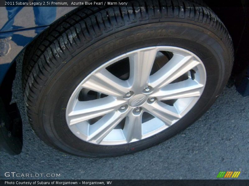 Azurite Blue Pearl / Warm Ivory 2011 Subaru Legacy 2.5i Premium