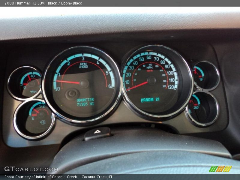  2008 H2 SUV SUV Gauges