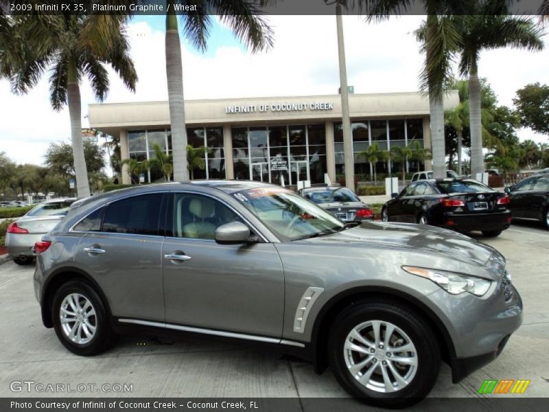 Platinum Graphite / Wheat 2009 Infiniti FX 35