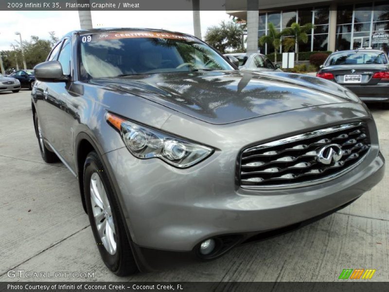 Platinum Graphite / Wheat 2009 Infiniti FX 35