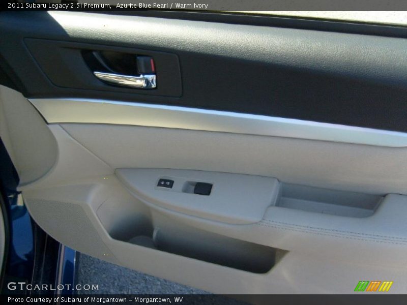 Azurite Blue Pearl / Warm Ivory 2011 Subaru Legacy 2.5i Premium