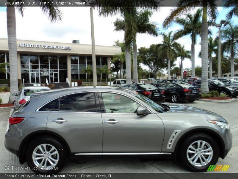 Platinum Graphite / Wheat 2009 Infiniti FX 35