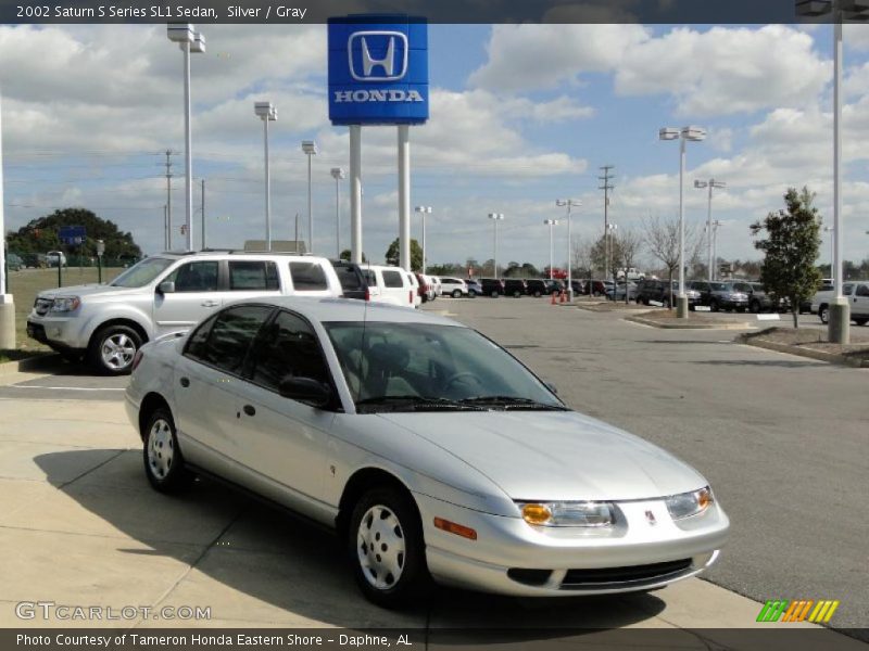 Silver / Gray 2002 Saturn S Series SL1 Sedan
