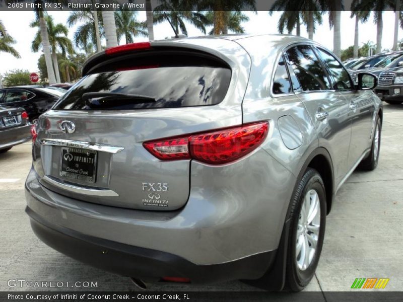 Platinum Graphite / Wheat 2009 Infiniti FX 35
