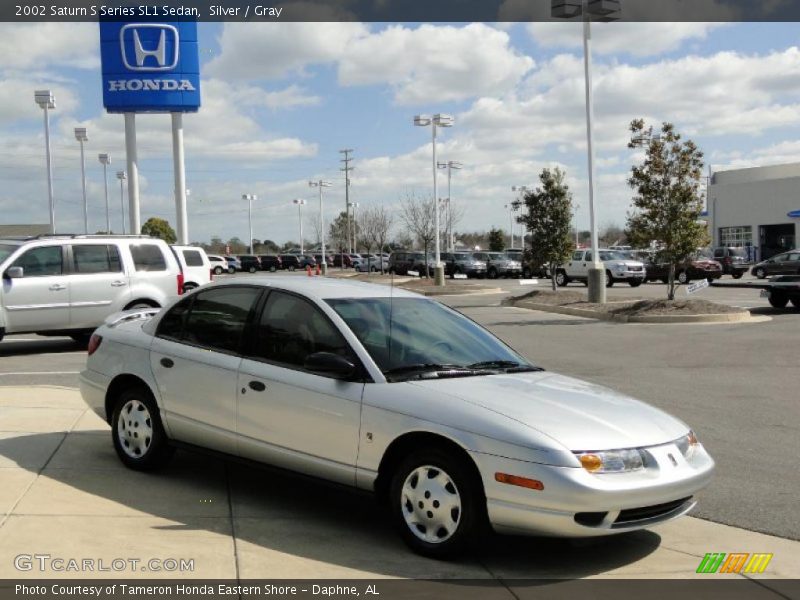 Silver / Gray 2002 Saturn S Series SL1 Sedan