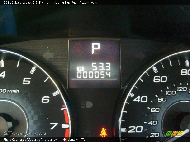 Azurite Blue Pearl / Warm Ivory 2011 Subaru Legacy 2.5i Premium