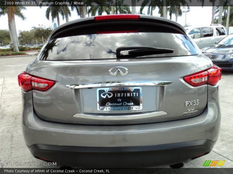 Platinum Graphite / Wheat 2009 Infiniti FX 35