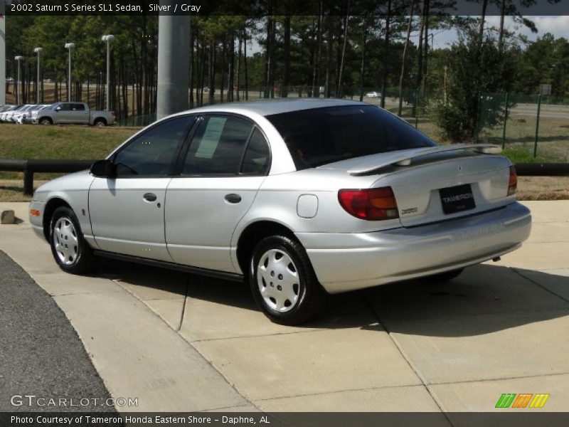 Silver / Gray 2002 Saturn S Series SL1 Sedan
