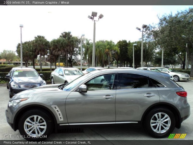 Platinum Graphite / Wheat 2009 Infiniti FX 35