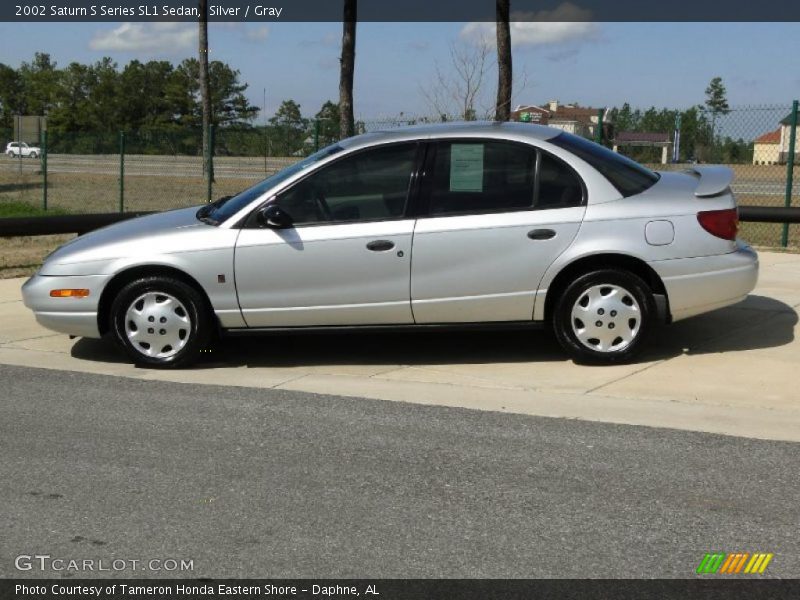 Silver / Gray 2002 Saturn S Series SL1 Sedan