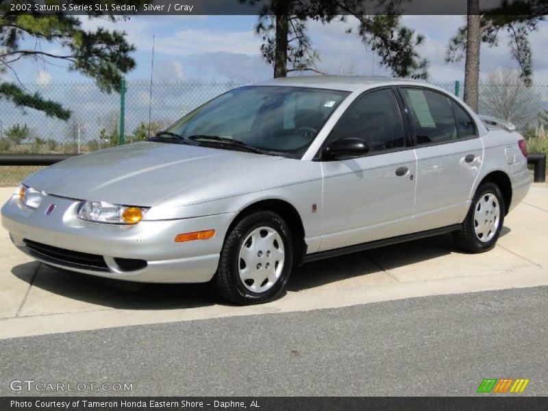 Silver / Gray 2002 Saturn S Series SL1 Sedan