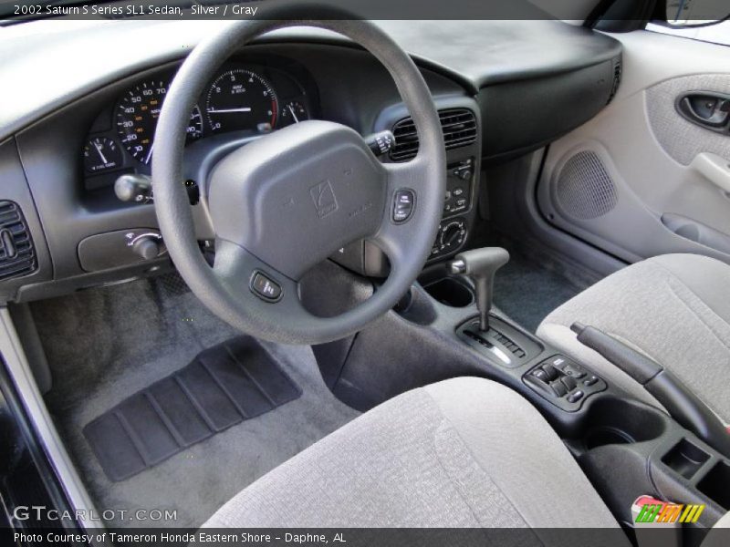 Silver / Gray 2002 Saturn S Series SL1 Sedan