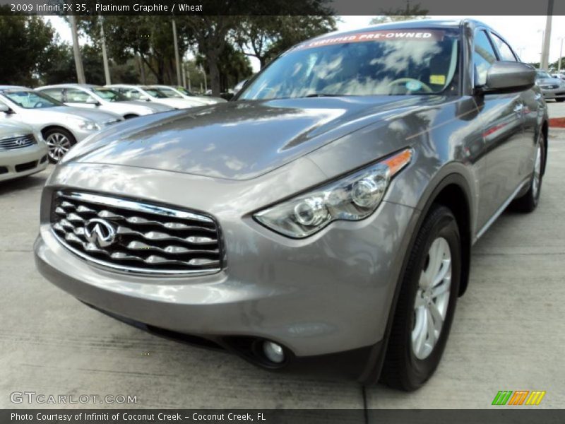 Platinum Graphite / Wheat 2009 Infiniti FX 35