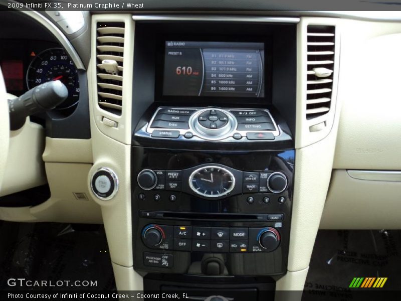 Platinum Graphite / Wheat 2009 Infiniti FX 35