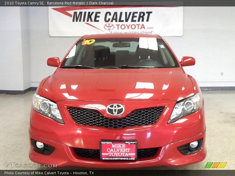 Barcelona Red Metallic / Dark Charcoal 2010 Toyota Camry SE