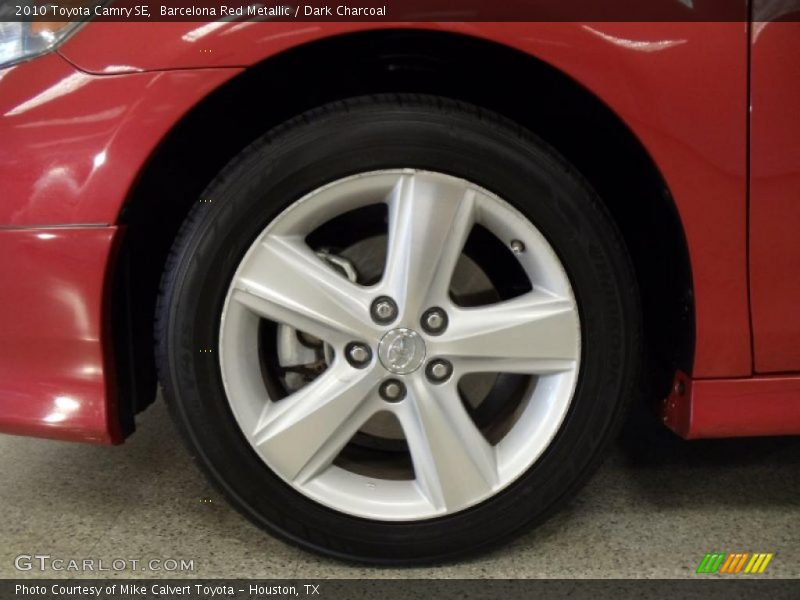 Barcelona Red Metallic / Dark Charcoal 2010 Toyota Camry SE