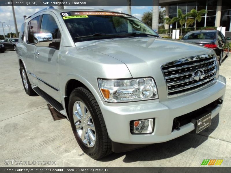 Silver Indulgence / Charcoal 2008 Infiniti QX 56