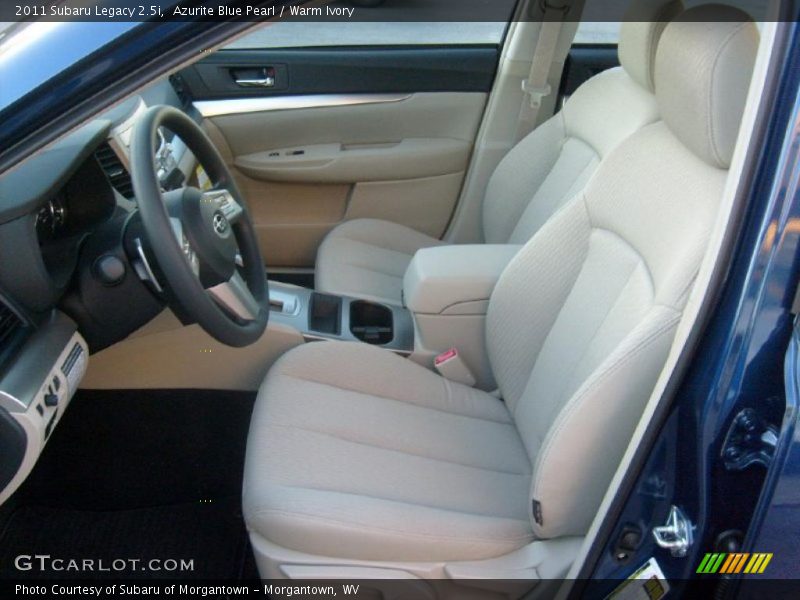 Azurite Blue Pearl / Warm Ivory 2011 Subaru Legacy 2.5i