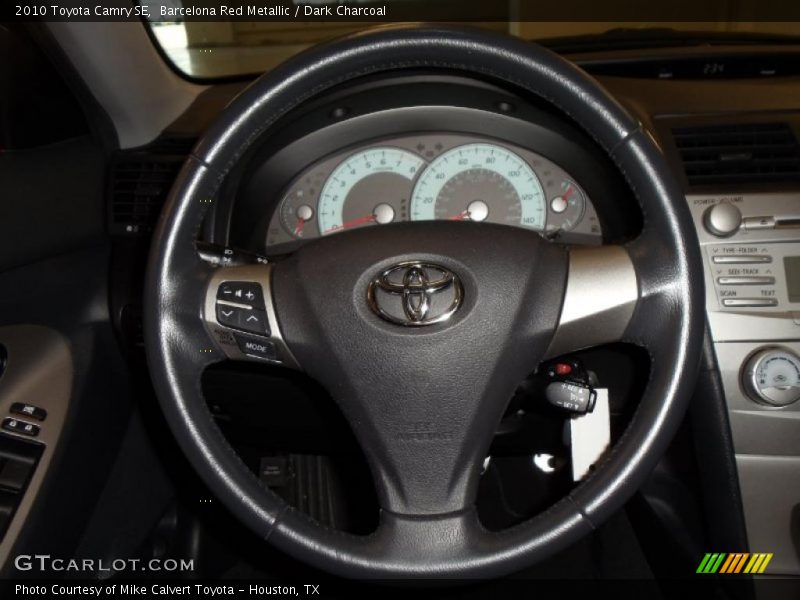 Barcelona Red Metallic / Dark Charcoal 2010 Toyota Camry SE