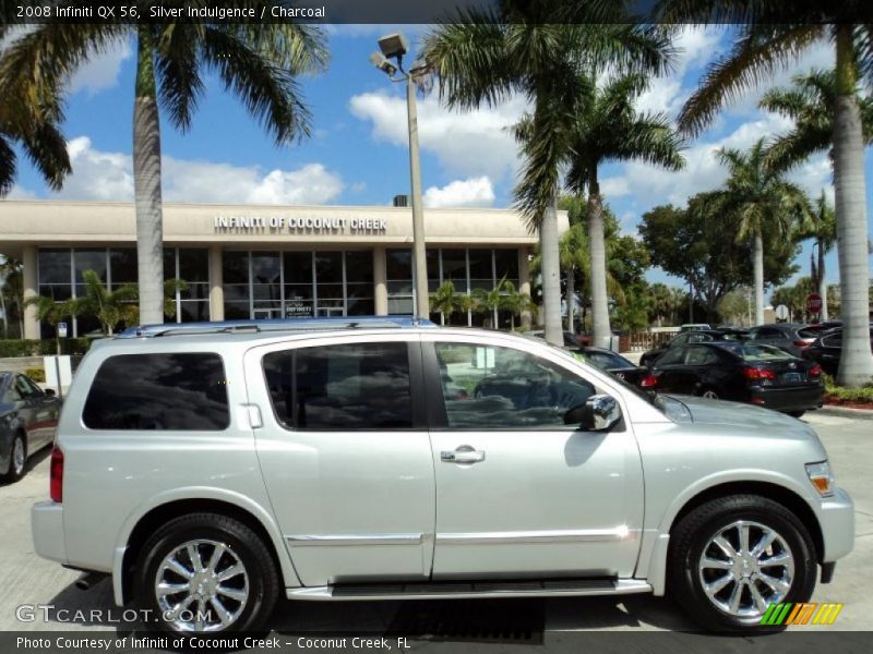 Silver Indulgence / Charcoal 2008 Infiniti QX 56