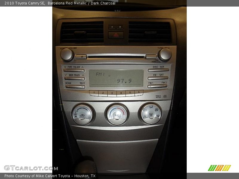 Barcelona Red Metallic / Dark Charcoal 2010 Toyota Camry SE