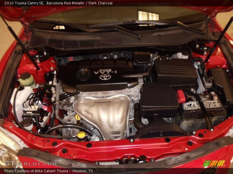 Barcelona Red Metallic / Dark Charcoal 2010 Toyota Camry SE