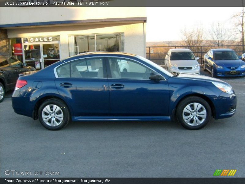 Azurite Blue Pearl / Warm Ivory 2011 Subaru Legacy 2.5i