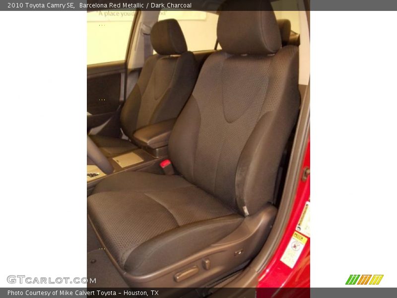 Barcelona Red Metallic / Dark Charcoal 2010 Toyota Camry SE