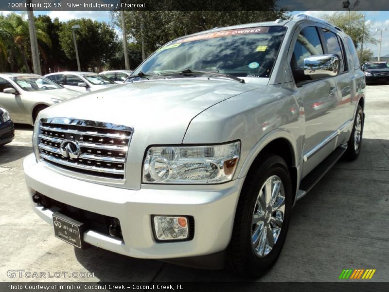 Silver Indulgence / Charcoal 2008 Infiniti QX 56