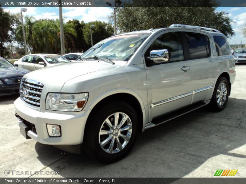 Silver Indulgence / Charcoal 2008 Infiniti QX 56